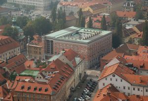 National and University Library by Jože Plečnik, 2010