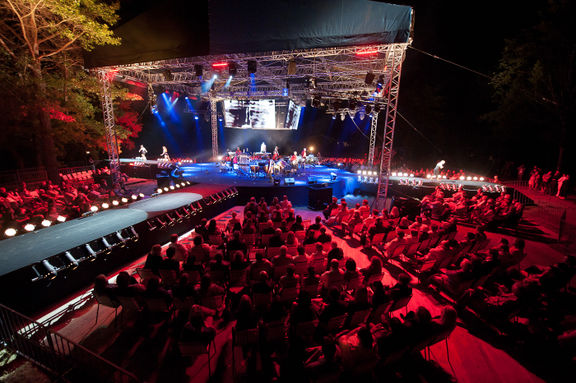 A premiere of Two Men With Bombs, an art action directed by Matjaž Berger and produced by Anton Podbevšek Theatre, within the Maribor, European Capital of Culture 2012 programme and the Rock Otočec festival, June 2012