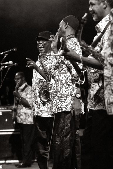 Orchestra Baobab (Senegal) performing at Križanke during Druga godba Festival, Ljubljana, 2008