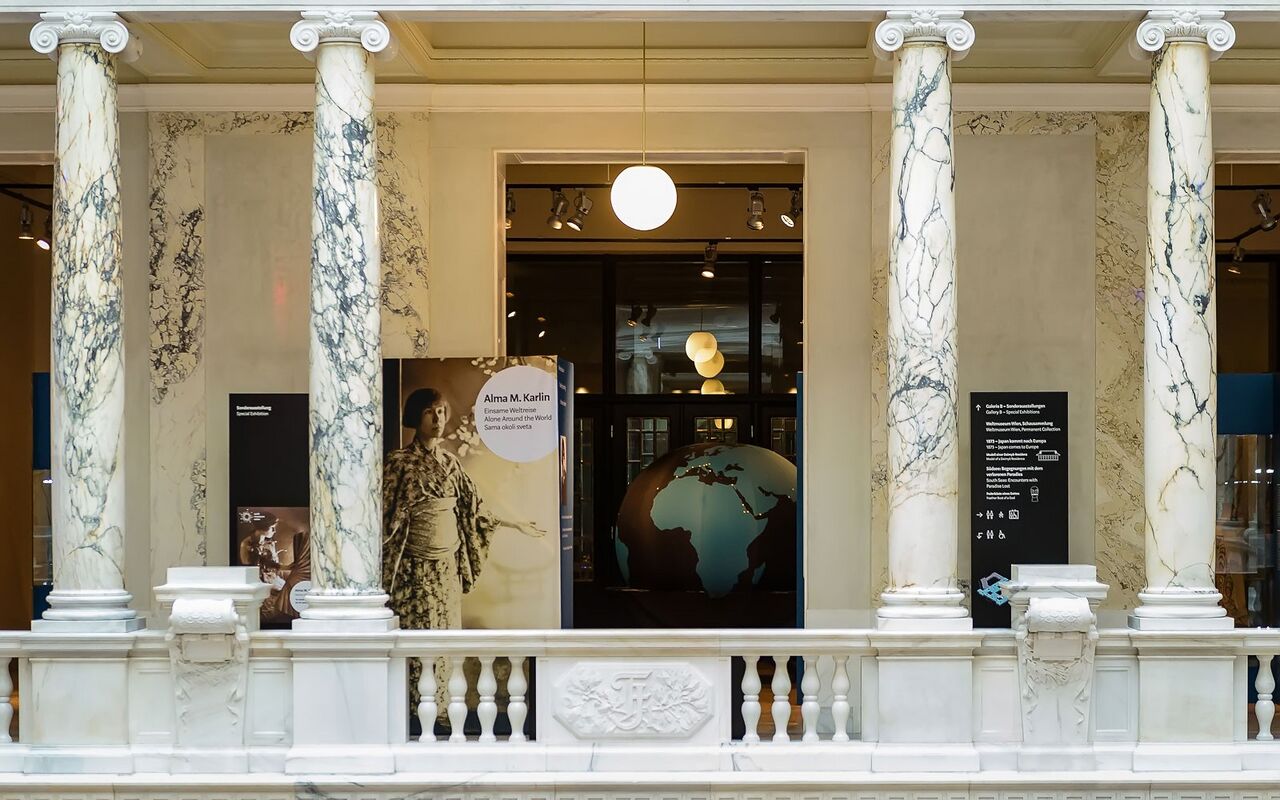 The major special exhibition on the globetrotter and writer Alma M. Karlin at the Weltmuseum Wien in 2026 was organized in cooperation with the Celje Regional Museum and supported by SKICA Vienna.