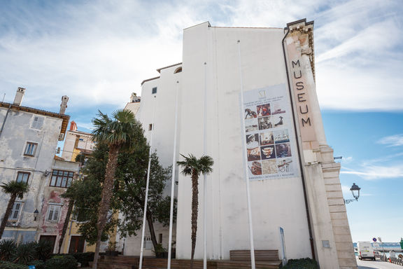 Exterior of Sergej Mašera Maritime Museum, Piran, 2020.