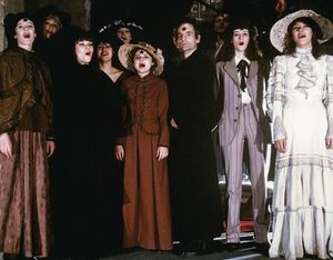Theatre performance <i>Missa in a minor</i>, directed and designed by Ljubiša Ristić, Mladinsko Theatre, 1980