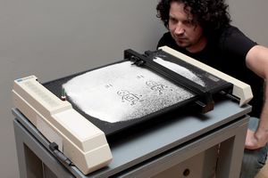 <i>Nanoplotter</i> by <!--LINK'" 0:767--> at the <i>U3</i>, Museum of Modern Art, Ljubljana, 2010