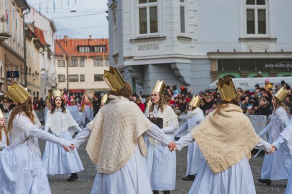 Faries at the opening procession, Ptuj 2023. Author: Stanko Vozel
