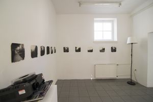 The exhibition of <!--LINK'" 0:264--> at the <!--LINK'" 0:265--> art studio in Celje, 2014.