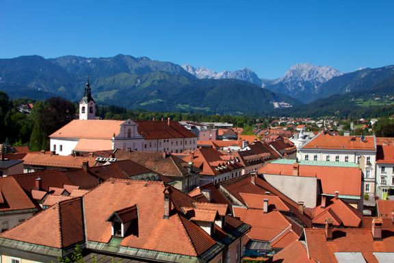 The northern portion of the old part of Kamnik, 2011