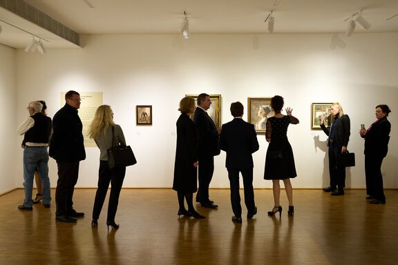 The opening of the exhibition "Beyond Impressionism – Slovenian Modernism and Dachau" at the Dachau Art Gallery. Photo: Andreas Koehler