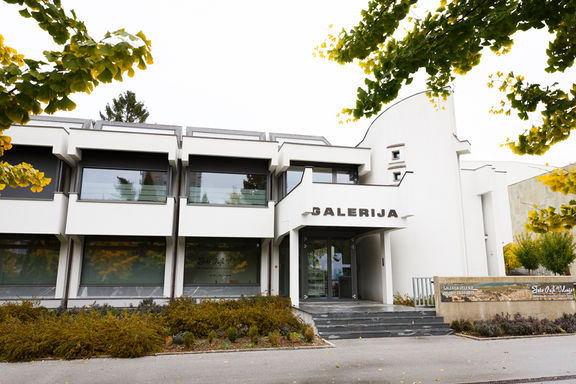 The entrance to Festival Velenje - Velenje Gallery, 2019.