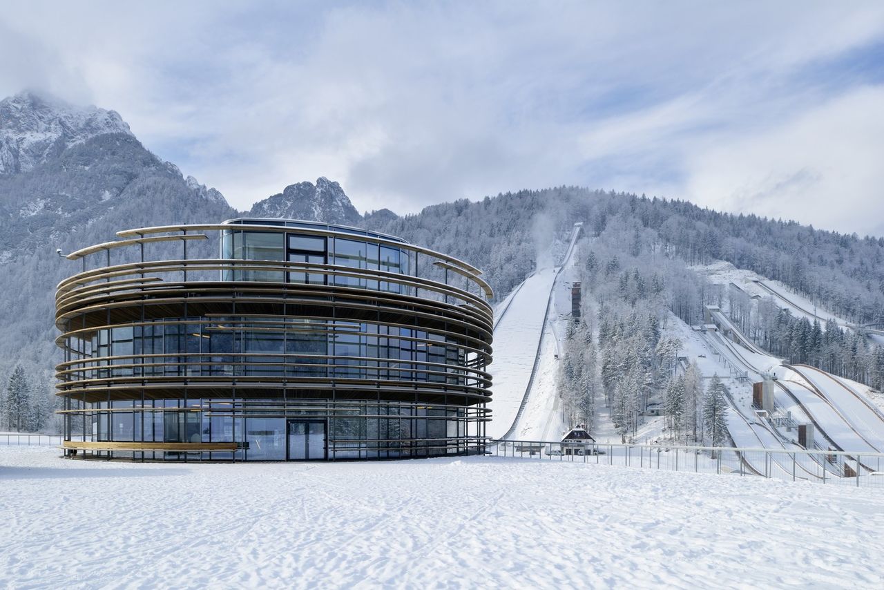 Nordic Centre Planica 2016 pavilion and ski flying hills.jpg