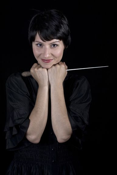 Maribor International Orchestra 2012 conductor, Živa Ploj Peršuh