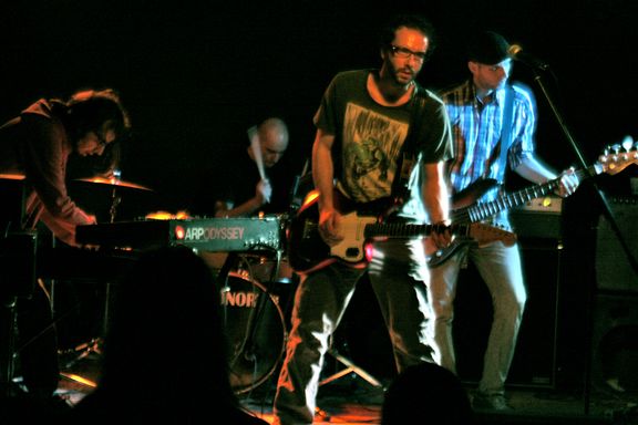 Coma Stereo performing at Kotlovnica Youth Centre , 2012