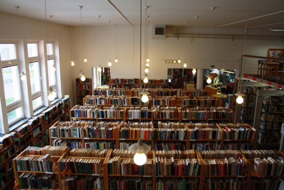 A view from the gallery, Lavrič Library, Ajdovščina, 2013