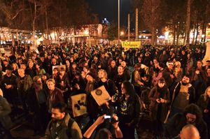 A public assemblage held in support of <!--LINK'" 0:1324--> in the autumn of 2013, when drastic cuts to its budget were proposed