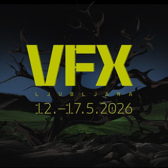 The poster for the 2026 edition of VFX Ljubljana festival.