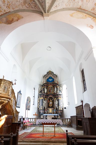Altar, Church of St Pancras, Stari trg near Slovenj Gradec, 2019.