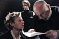 The <!--LINK'" 0:51--> adaptation of Dostoyevsky's <i>Zločin in kazen</i> [Crime and punishment] was directed by <!--LINK'" 0:52-->. With <!--LINK'" 0:53--> as Raskolnikov, the show premièred in 2009.