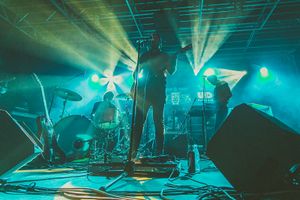 The indie-pop-rock act <!--LINK'" 0:74-->, playing at UD Festival, 2016