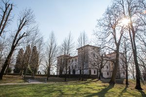 Another good look at the two-storey Renaissance-style castle, located in Nova Gorica.