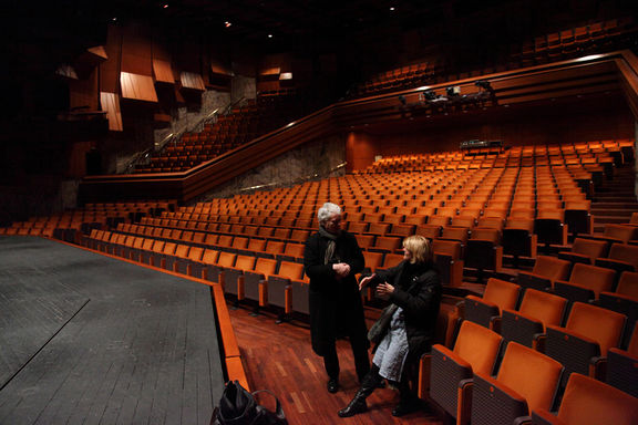 Karmina Šilec & Heiner Goebbels at Slovene National Theatre Maribor, 2010