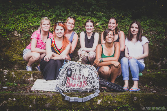 Attendees of the Beached Whale Festival whale-workshops, 2016