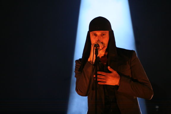 Laibach at open air Speculum Artium Festival in front of Delavski dom Trbovlje Cultural Centre, 2009