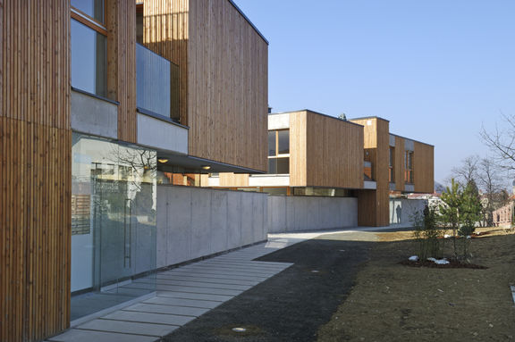 The Rock Villas apartment building in Celje, designed by ARK Arhitektura Krušec, 2006 - 2008