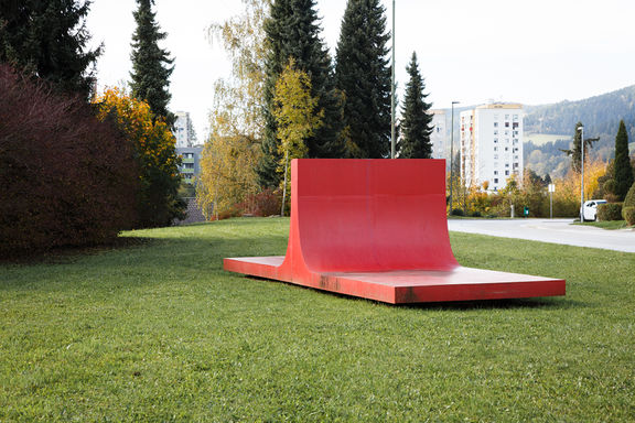 Sculpture by Katsuyi Kishida, made in 1970 for the Forma Viva Ravne na Koroškem.